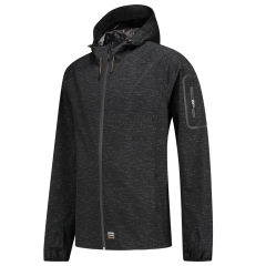 404006 Czarny płaszcz przeciwdeszczowy Premium