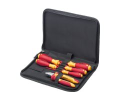 Wiha 33969 Zestaw narzędzi dla elektryków wkrętaki, nóż boczny 6 części w walizce ()