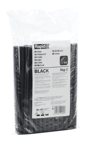 Rapid 51215108 12mm Profesjonalne sztyfty klejowe czarne