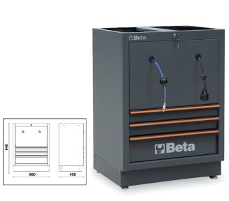 Beta 045000247 C45Pro Act-Fixed Moduł z 3 szufladami