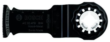 Bosch Niebieski Akcesoria 2608661629 Brzeszczot BIM do cięcia wgłębnego AIZ 28 EB Wood & Metal 50 x 28 mm