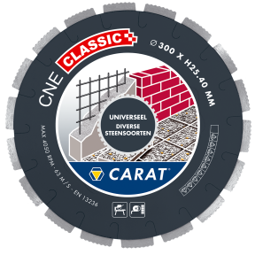 Carat CNEC350400 Tarcza diamentowa UNIVERSEAL CNE CLASSIC 350x25,4MM