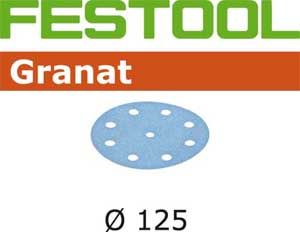 Festool 497177 Krążki ścierne StickFix Ø 125mm Granat 100szt. STF D125/90 P400 GR/100