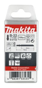 Makita Akcesoria B-07733 Brzeszczot do wyrzynarki B22 100 sztuk