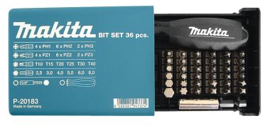 Makita P-20183 38-częściowy zestaw bitów standardowych w pudełku