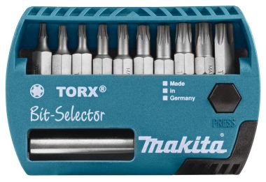 Makita Akcesoria P-53768 Zestaw końcówek śrubowych 11 szt "TORX"
