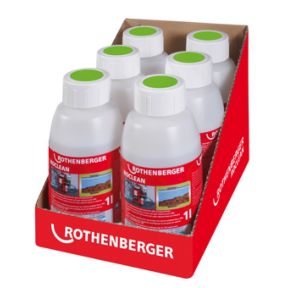 Rothenberger Akcesoria 1500000201 Środek do płukania systemów ogrzewania podłogowego, 6szt.