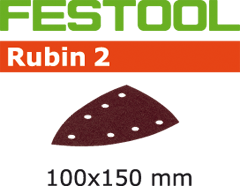 Festool Akcesoria 577574 Arkusze szlifierskie Rubin 2 STF Delta/100x150/7 P100 RU/50