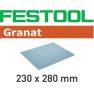 Festool Akcesoria 201089 Papier ścierny GRANAT 230x280 P100 GR/50 - 1
