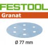 Festool Akcesoria 498929 Krążki ścierne, 50szt.  STF D 77/6 P 800 GR 50X - 1