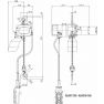 Rema 0513101-8 ALHV01/100/8M Elephant 230 V elektryczny wciągnik łańcuchowy var. speed 8.0 mtr 100 kg 513101 - 1