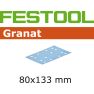 Festool Akcesoria TNRTS400GR01 Granat RTS P80 + P120 + P180 + P240 SET papier ścierny RTS 400 - 1