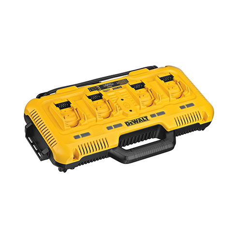 DeWALT Akcesoria DCB104-QW XR 4-portowa szybka ładowarka 10,8 - 18 Volt i FlexVolt