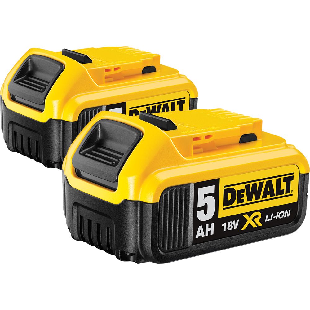 DeWALT Akcesoria DCB184DUO Zestaw: 2 akumulatory 18V XR Li-Ion DCB184-XJ