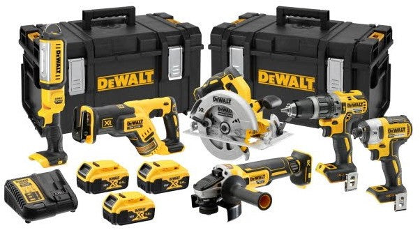 DeWALT DCK623P3-QW Zestaw 3 x 18V 5,0 Ah XR Li-Ion 6-częściowy w walizce ToughSystem