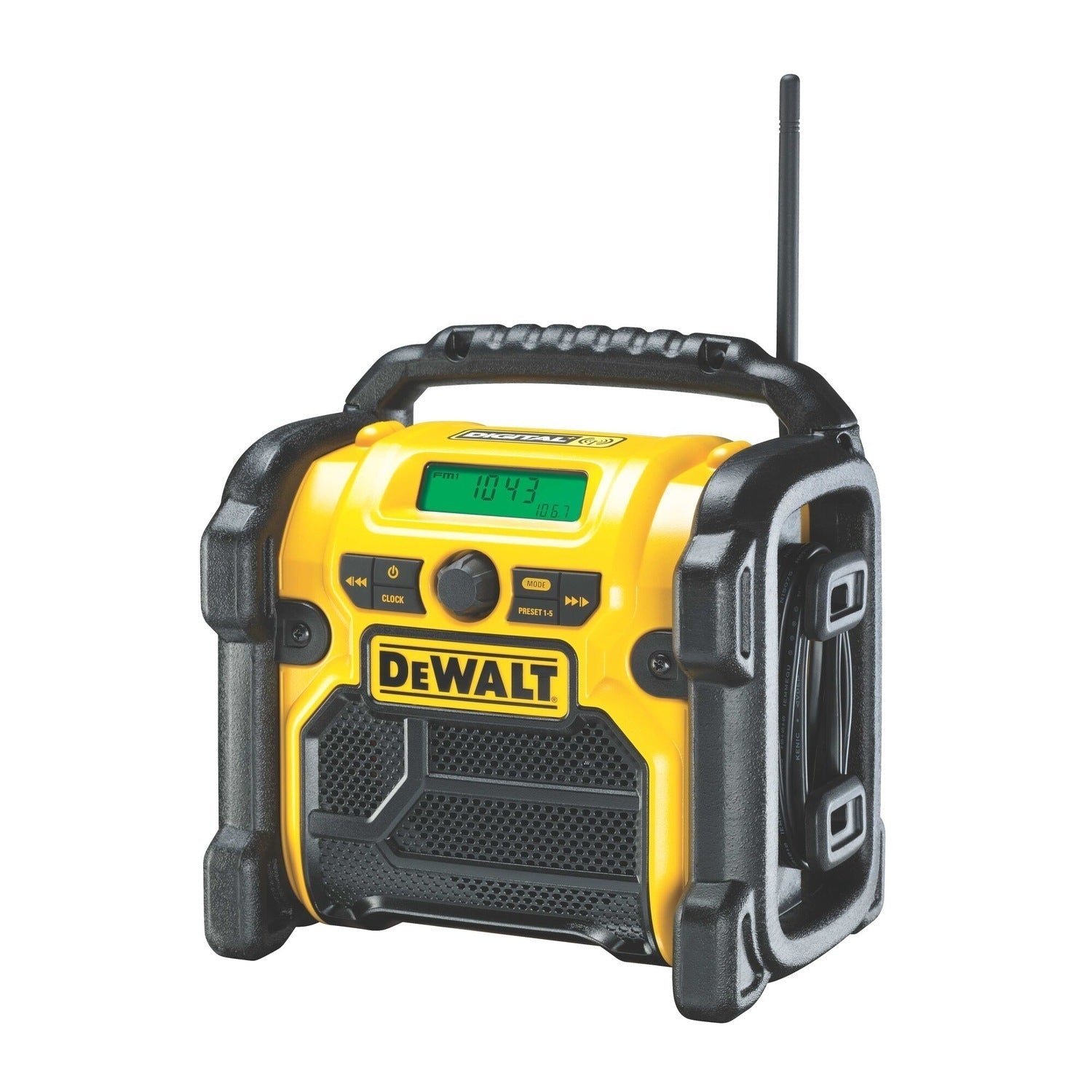 DeWALT DCR020-QW Radio DAB(+)/FM na akumulatory litowo-jonowe XR bez akumulatora i ładowarki