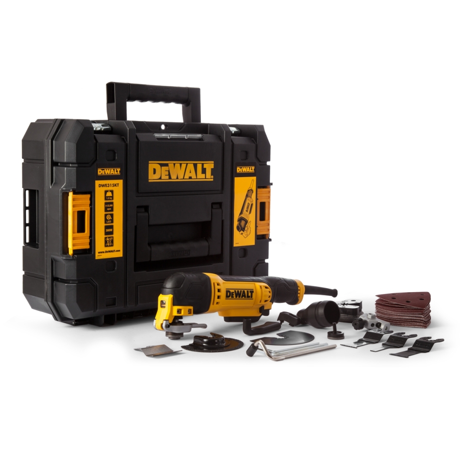 DeWALT DWE315KT-QS Oscylacyjne narzędzie wielofunkcyjne 300 W
