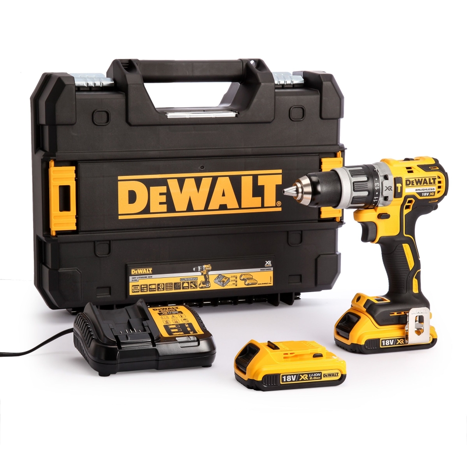 DeWALT DCD796D2-QW 18V XR Wiertarko-wkrętarka z udarem 2 X 2Ah