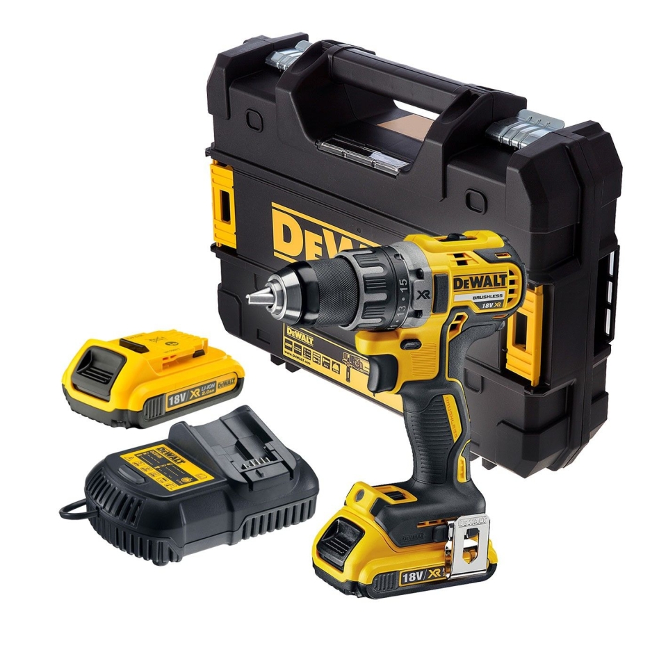 DeWALT DCD791D2-QW DCD791D2 Bezszczotkowa akumulatorowa wiertarko-wkrętarka 18 V 2,0 AH Li-ion
