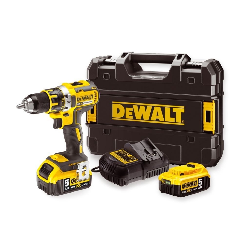 DeWALT DCD791P2-QW DCD791P2 Wiertarko-wkrętarka akumulatorowa bezszczotkowa 18 V 5,0 AH Li-ion