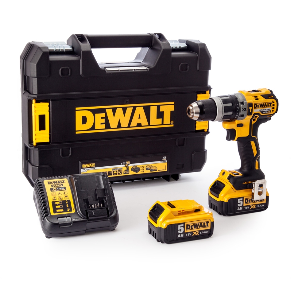 DeWALT DCD796P2-QW DCD796P2 Akumulatorowa wiertarko-wkrętarka 18 V 5,0 AH Li-ion
