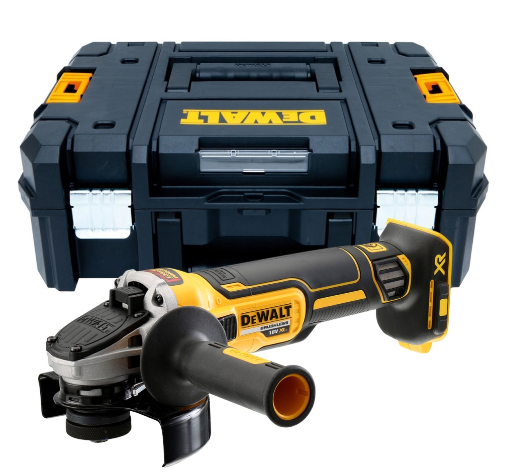 DeWALT DCG405NT-XJ XR 18V akumulatorowa szlifierka kątowa 125 mm bez baterii i ładowarki w walizce TSTAK