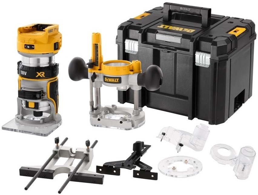 DeWALT DCW604NT-XJ Akumulatorowa Frezarka krawędziowa 18V bez akumulatorów i ładowarki