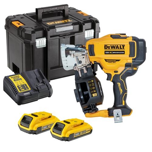 DEWALT DCN45RND2-QW Gwoździarka dekarska  akumulator 18 V 2,0 Ah LI-Ion
