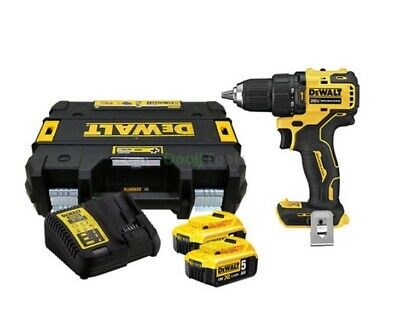 DEWALT DCD709P2T-QW Akumulatorowa wiertarko-wkrętarka 18V 5.0Ah Li-Ion w walizce TSTAK