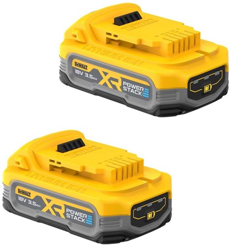 DeWALT Akcesoria DCBP318S2-XJ Akumulator Powerstack 3,5 Ah 18V XR Duopack