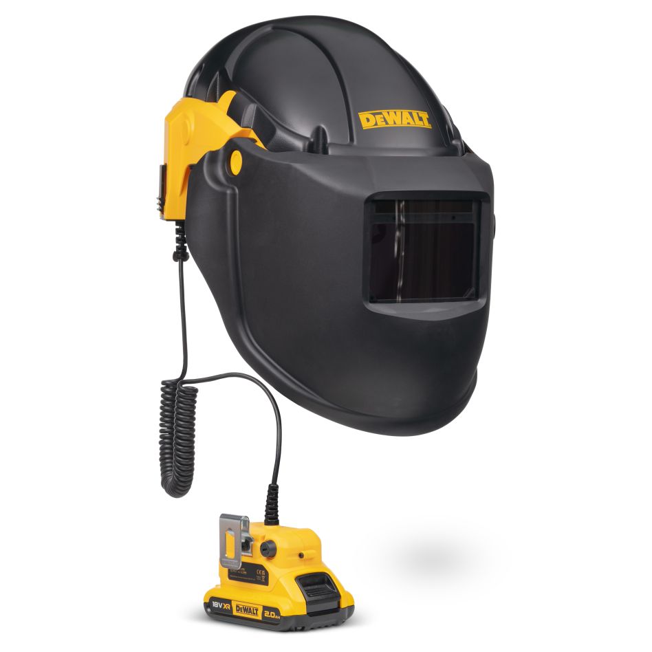 DeWALT DXPGB2WD21 Półmaska oczyszczająca powietrze z przyłbicą spawalniczą P3 18 V 2,0 Ah