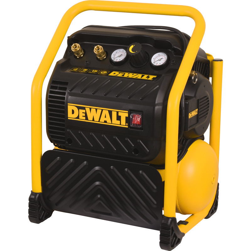 DeWALT DPC10QTC-QS Kompresor bezolejowy 10 litrów + wąż 10 m