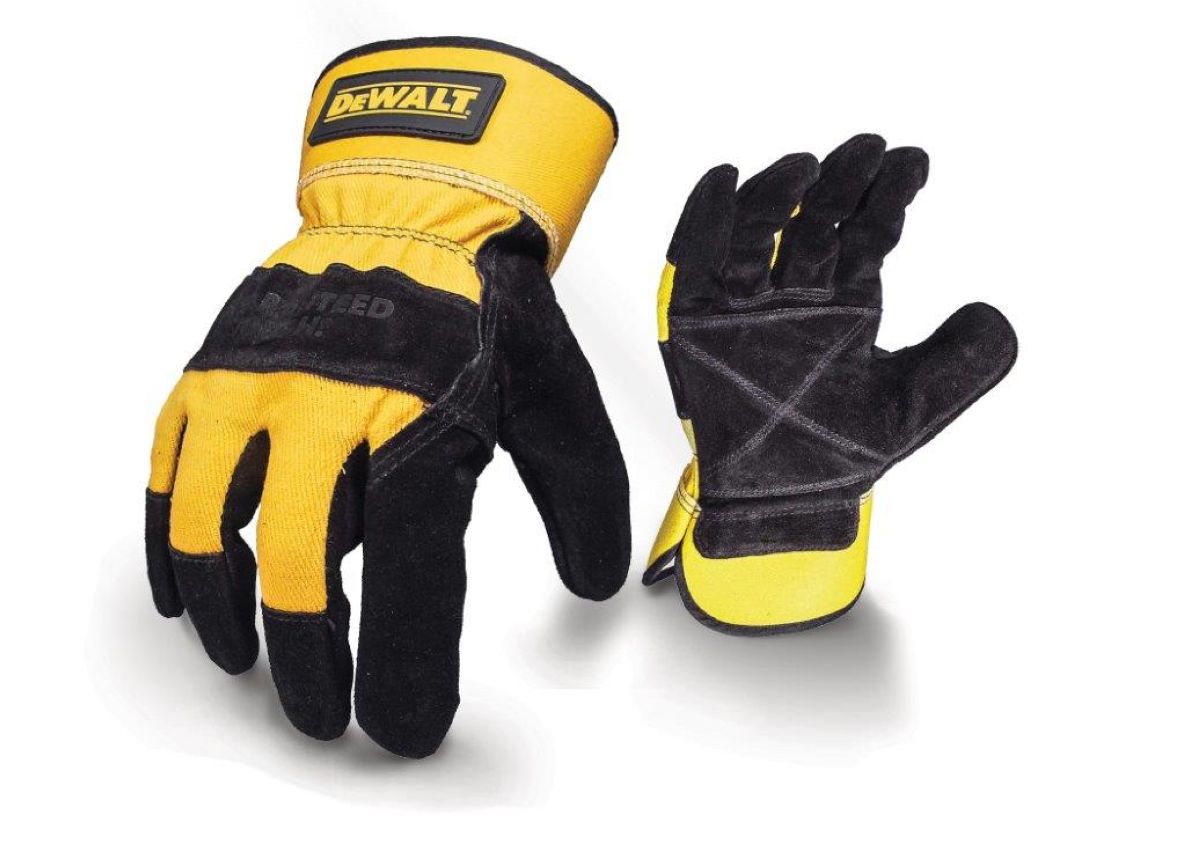 DeWALT Akcesoria DPG41LEU Wysokiej jakości rękawice ze skóry bydlęcej