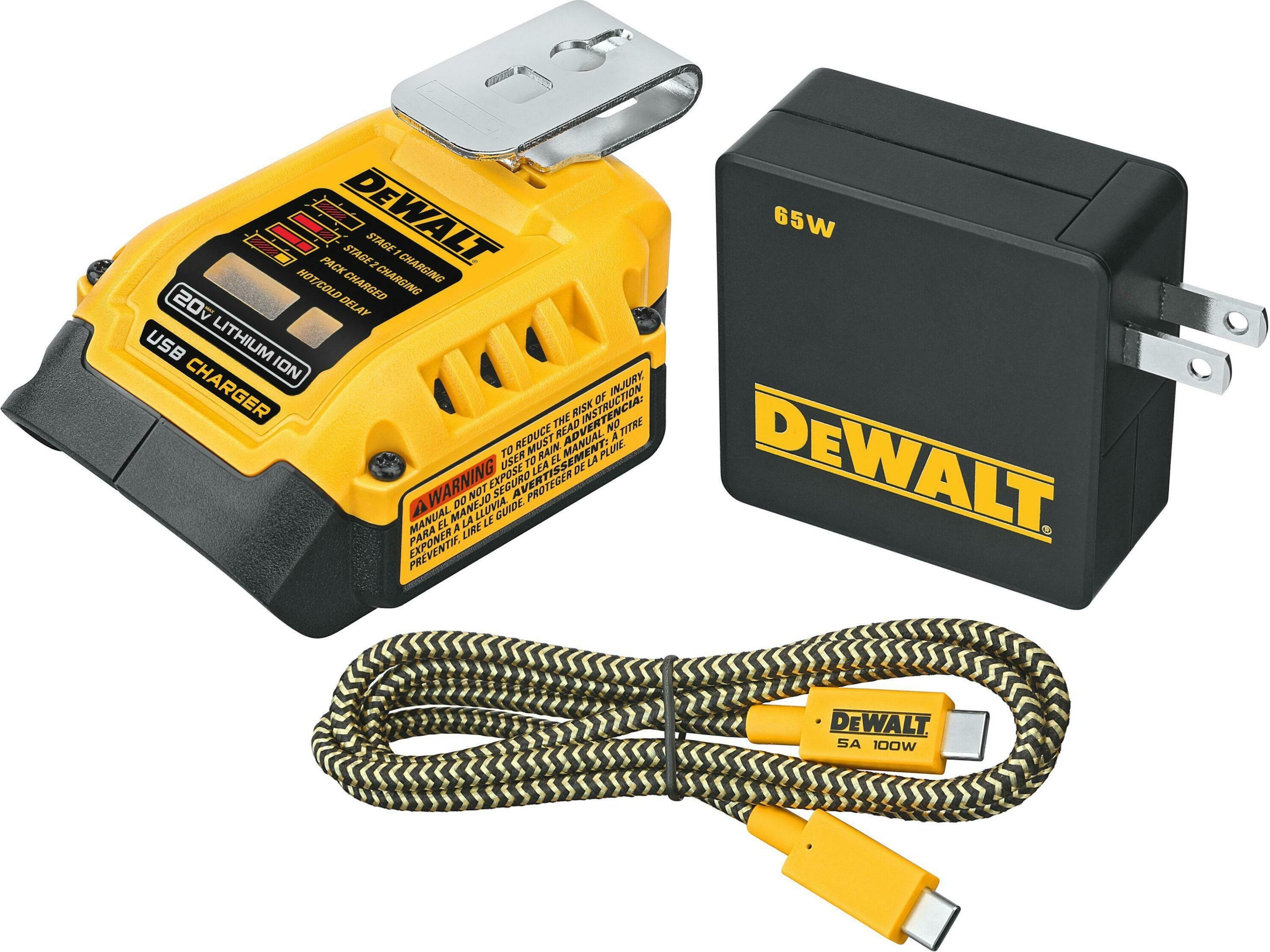 DeWALT Akcesoria DCB094K-QW Adapter do ładowania USB 18 V XR