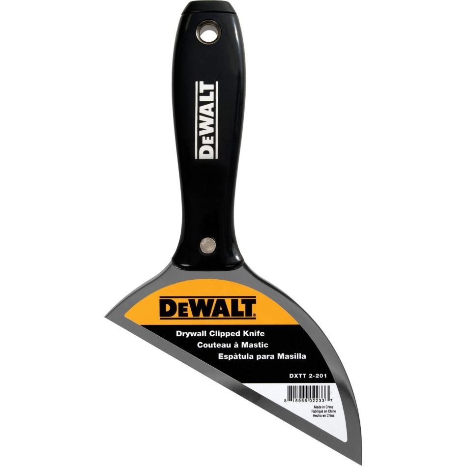 DeWALT Akcesoria 2-201 Szpachla stal węglowa 30 stopni uchwyt z tworzywa sztucznego 127 mm