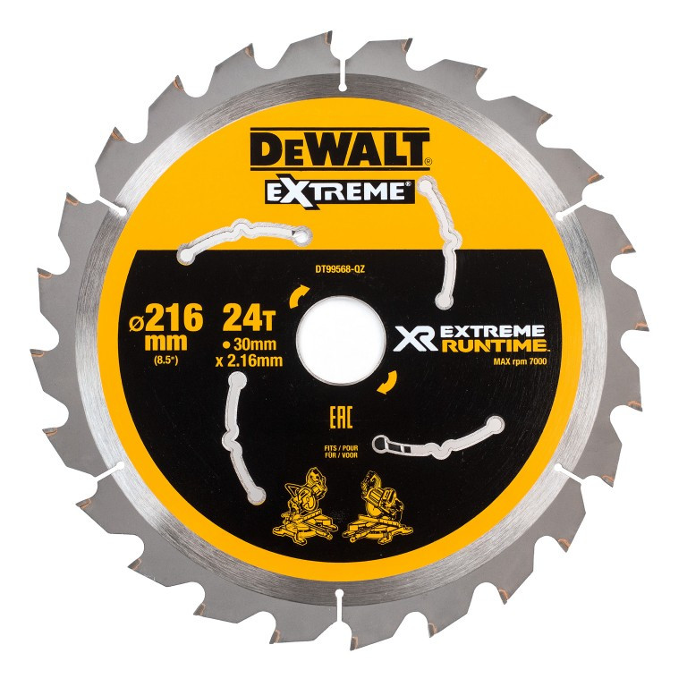 DeWALT Akcesoria DT99569-QZ XR Tarcza pilarska 216mm x 30mm 36T CSB