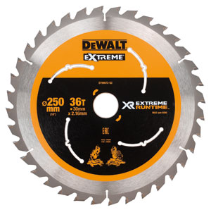 DeWALT Akcesoria DT99572-QZ XR Tarcza pilarska 250 x 30 mm 36T CSB