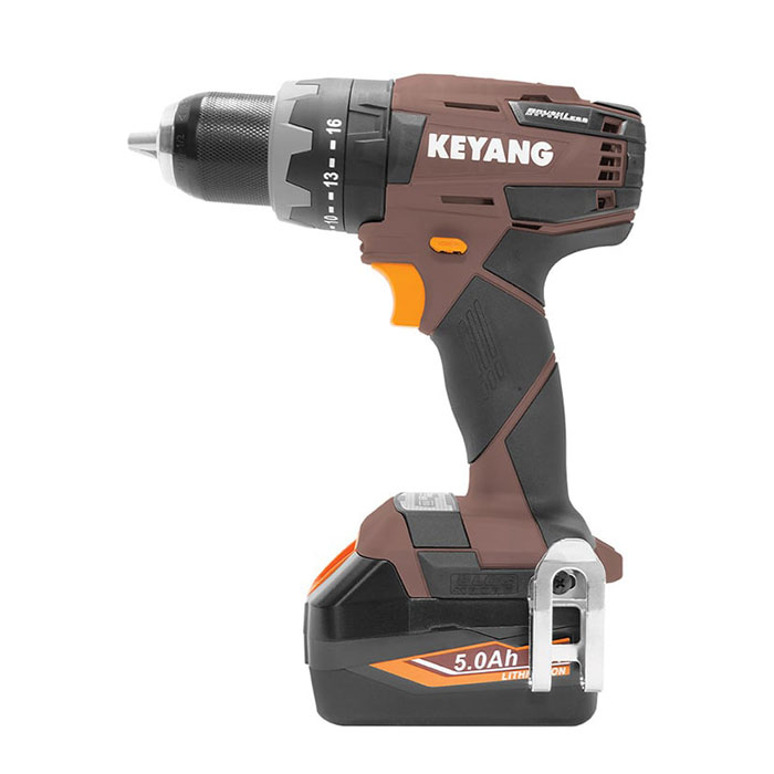 Keyang DM18BL Akumulatorowa wiertarko-wkrętarka udarowa 18V 5.0Ah Li-Ion