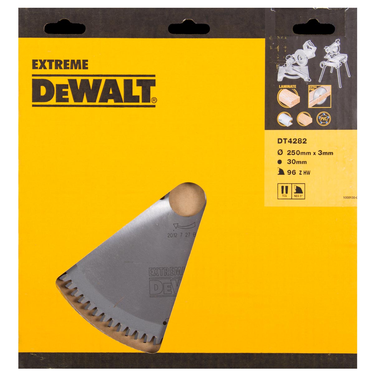 DeWALT Akcesoria DT4282-QZ DT4282 Brzeszczot HM 250 x 30 x 96T trapezowy, ujemny 5°