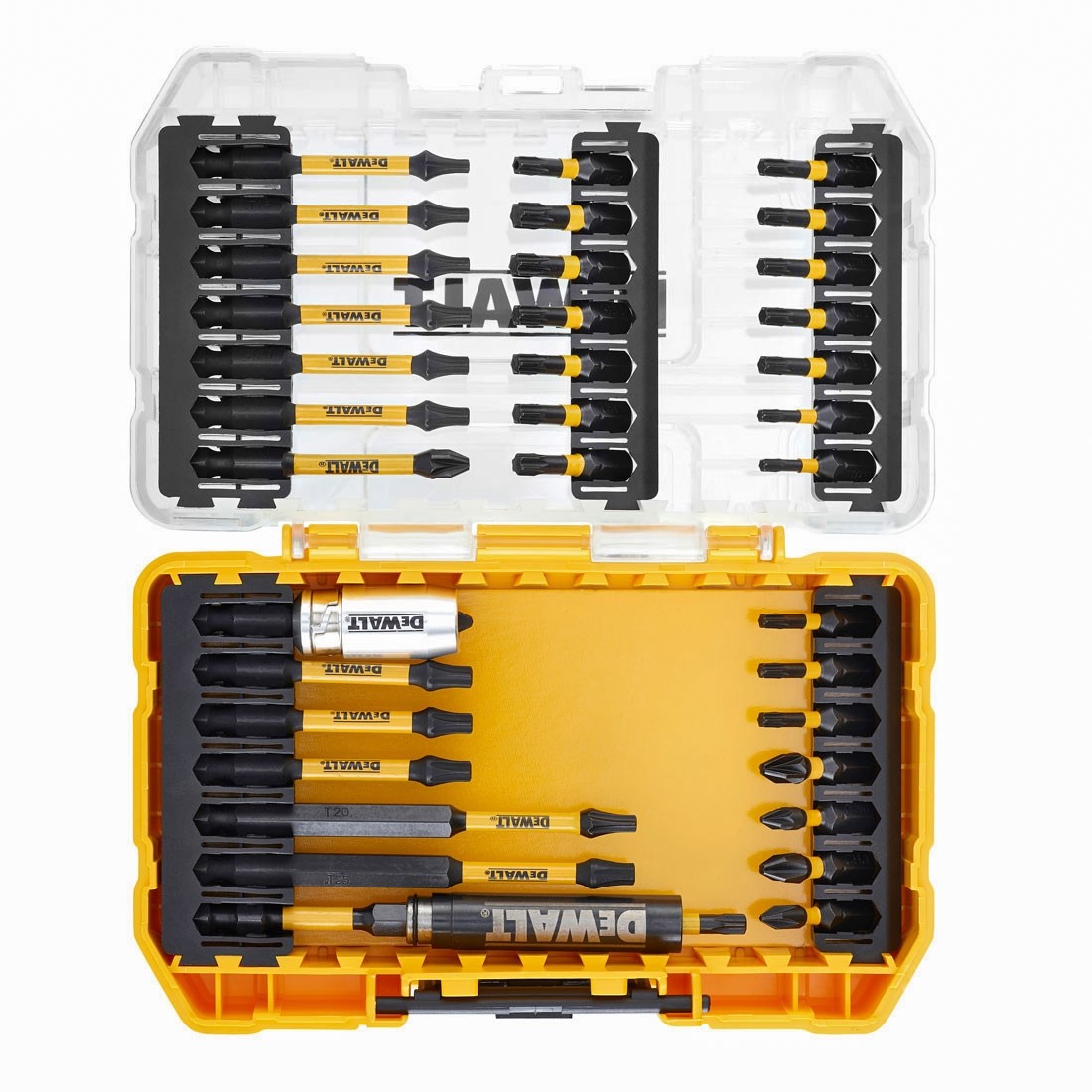 DeWALT Akcesoria DT70732T-QZ DT707732T-QZ 37-częściowy zestaw bitów FlexTorq w wytrzymałej walizce