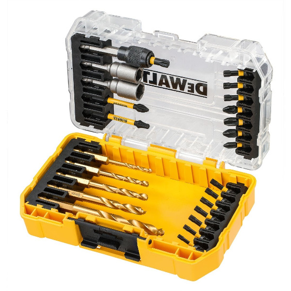 DeWALT Akcesoria DT70735T-QZ DT70735 25-częściowy zestaw wierteł FlexTorq w wytrzymałej walizce