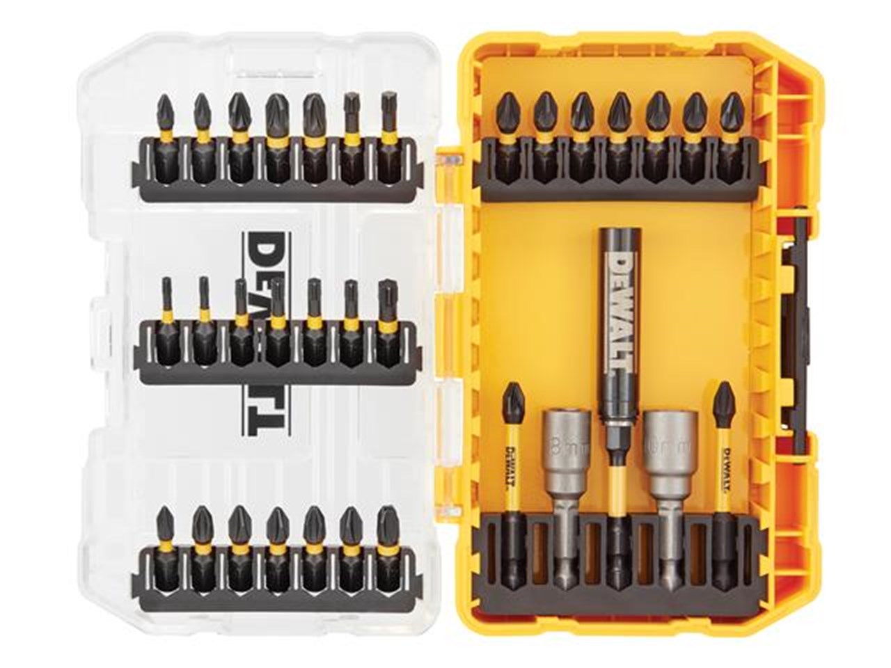 DeWALT Akcesoria DT70742T-QZ 33-częściowy zestaw końcówek FlexTorq Screw w Tough Case