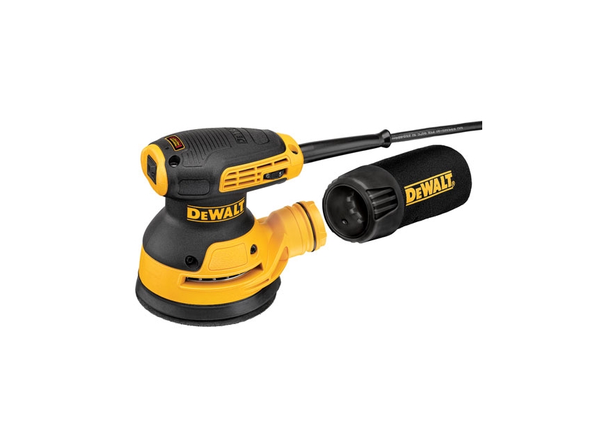 DeWALT DWE6423-QS Szlifierka mimośrodowa 125 mm z górnym  uchwytem