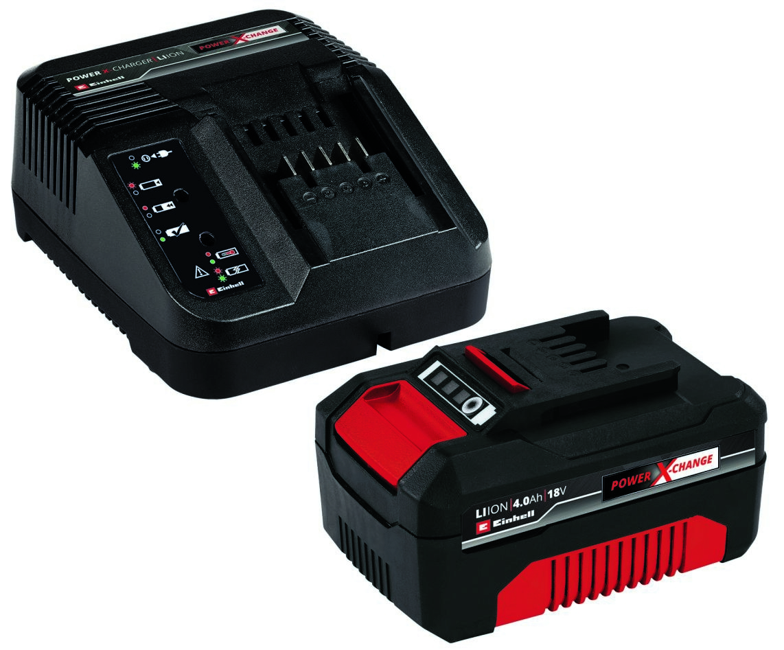 Einhell 4512042 Power X-Change Zestaw startowy 18V Akumulator 4,0Ah Zasilacz