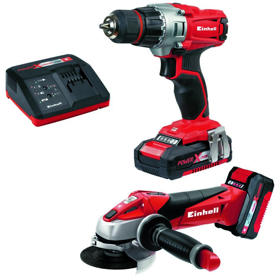 Einhell 4257211 Zestaw narzędzi TE-TK 18 Li (CD+AG)