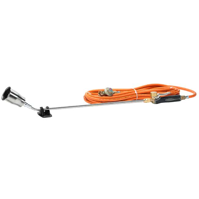 Express 6216 Pakiet palnika dachowego Palnik Inox ze stali nierdzewnej 100 kW, ramię L600 i wąż 10 m