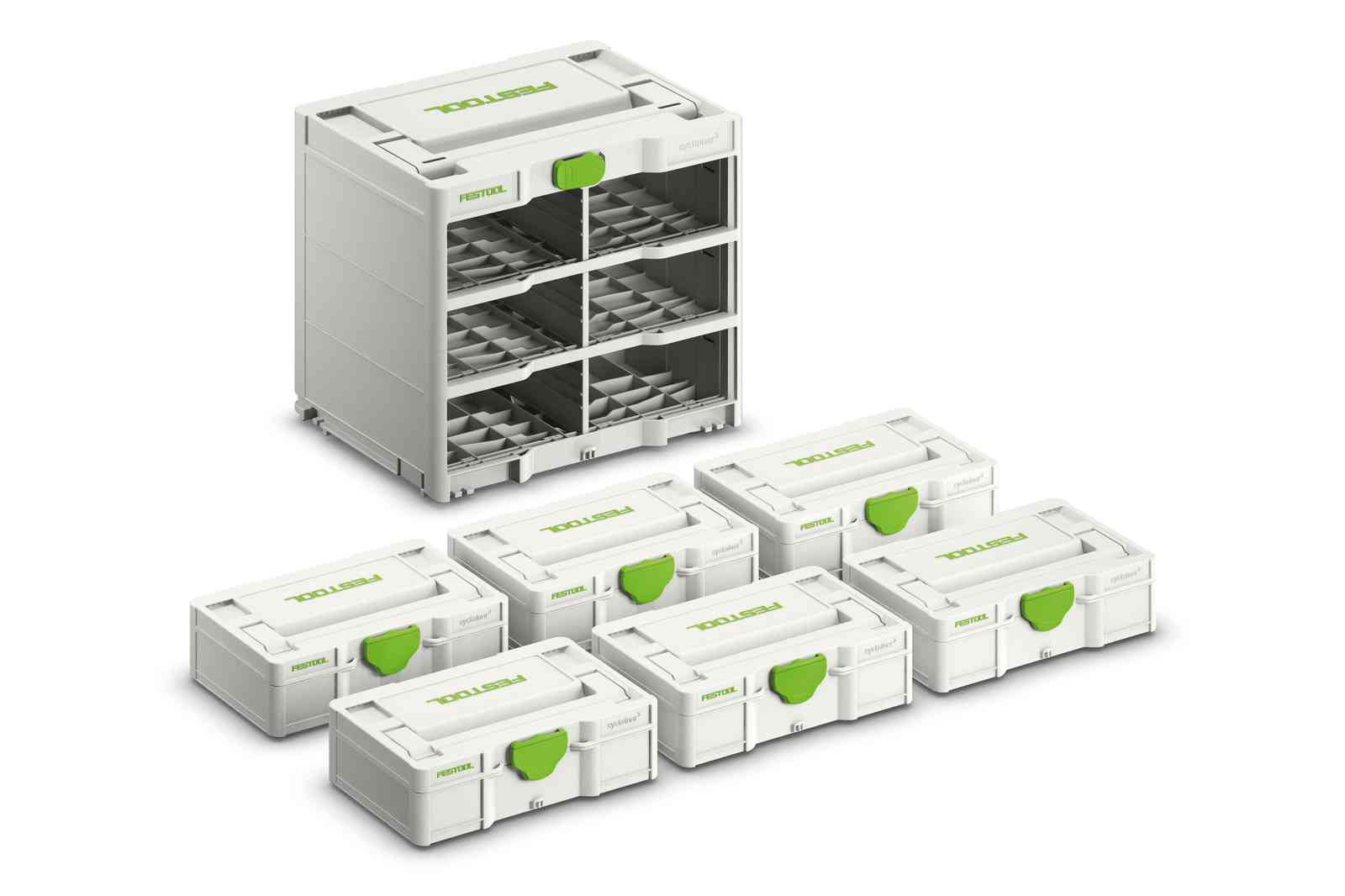 Festool 577816 SYS3-RK/6 M 337-Set Systainer³ Rack
