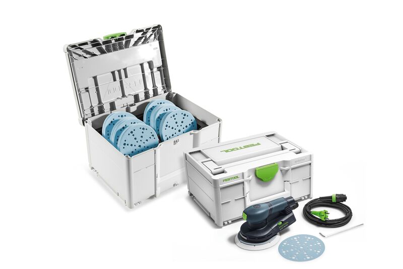 Festool 578272 Szlifierka mimośrodowa ETS EC 150/5 GR + zestaw tarcz szlifierskich SYS-STF D150 GR-Set Granat w systainerze