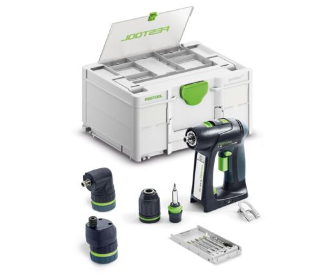 Festool 578831 C 18 Akumulatorowa wiertarko-wkrętarka Basic-Set bez akumulatora i ładowarki w walizce