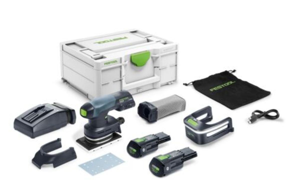 Festool 578931 Akumulatorowa szlifierka oscylacyjna RTSC 400 3.0 I-Plus 1x akumulator 18 V 3,0 Ah i szybka ładowarka w walizce